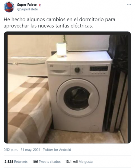 Meme nueva tarifa de la luz